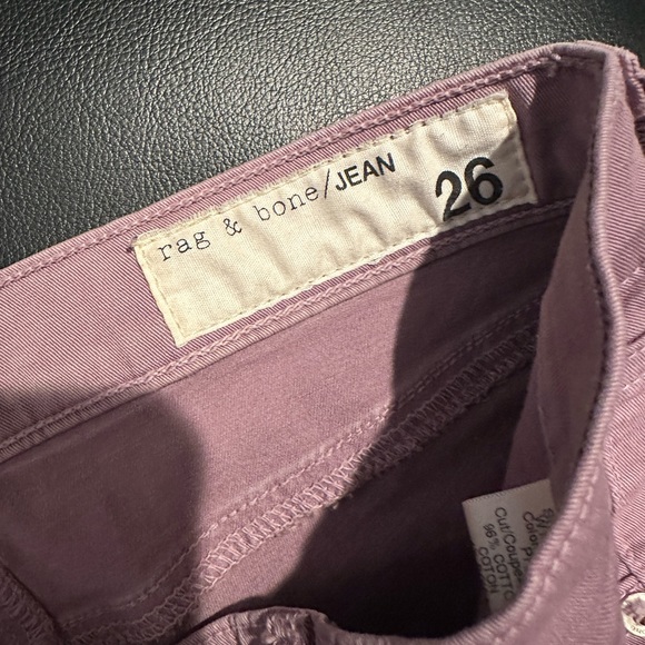 Rag & Bone zipper capri lavender jean - Picture 3 of 10